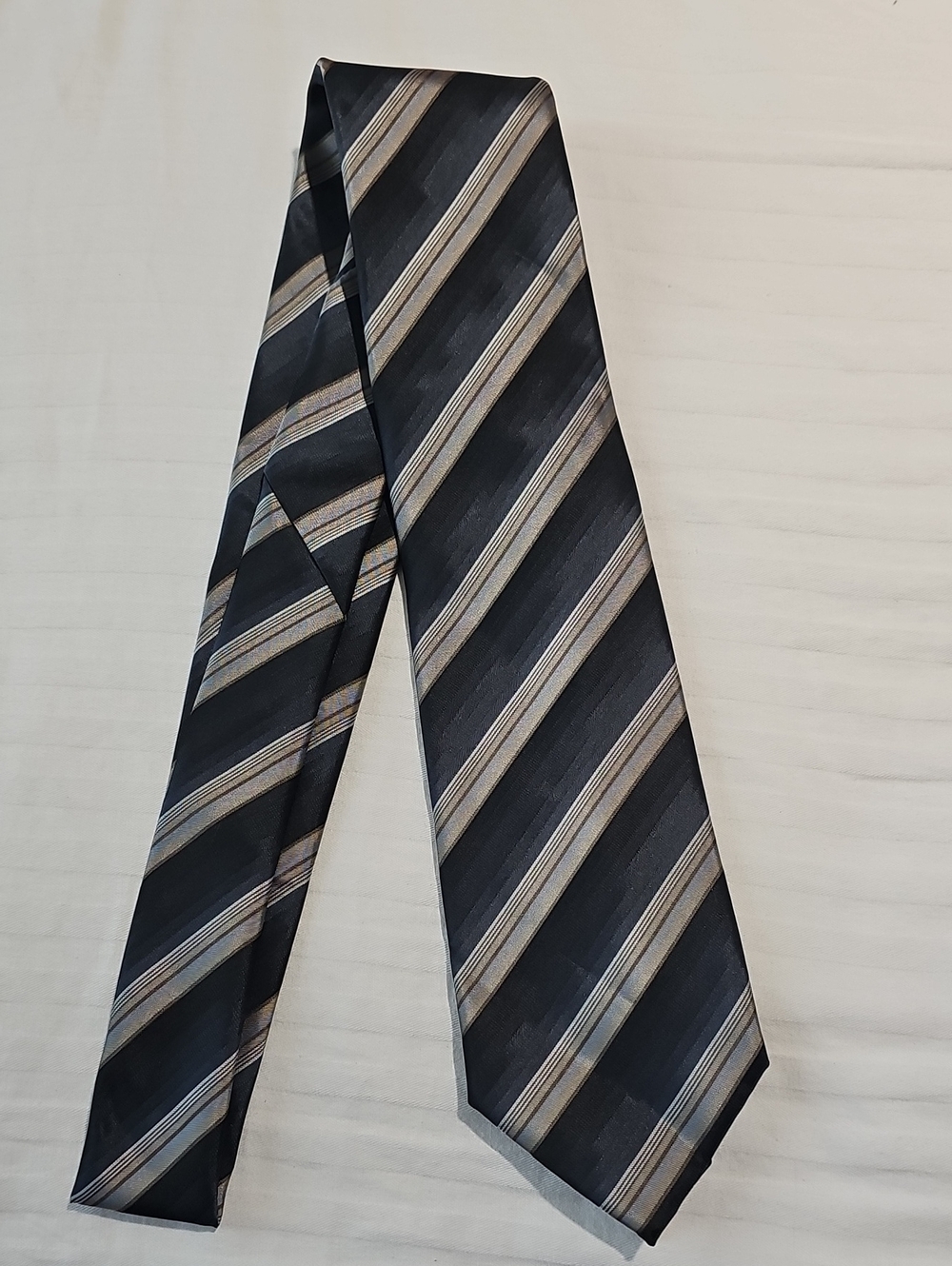 John Ashford Men's Striped Neck Tie